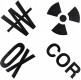 Sign, Black Number/Symbol Kits, 3 inch - for Hazard Diamond Sign, Black Number/Symbol Kits, 3 inch - for Hazard Diamond