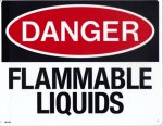 Sign, Danger - Flammable Liquids, 8 in. X 10 in.