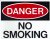 Sign, Danger - No Smoking, 8 in. X 10 in.