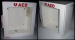Cabinet, AED, Surface-Mount Wall Cabinet with Alarm